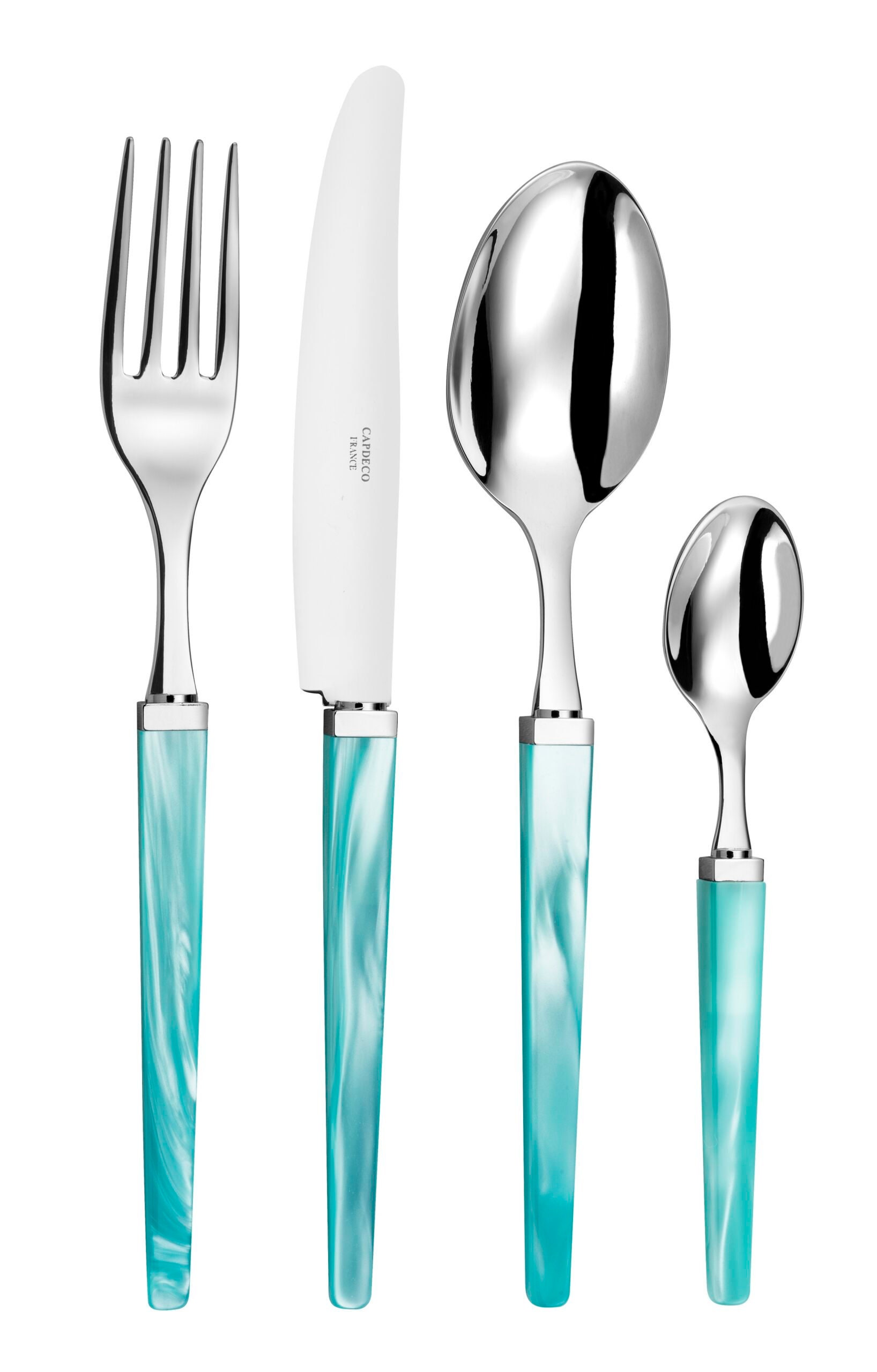 4 pièces Quio Blue Cutlery Set Etsy France