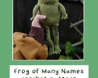 frog of many names crochet pdf pattern