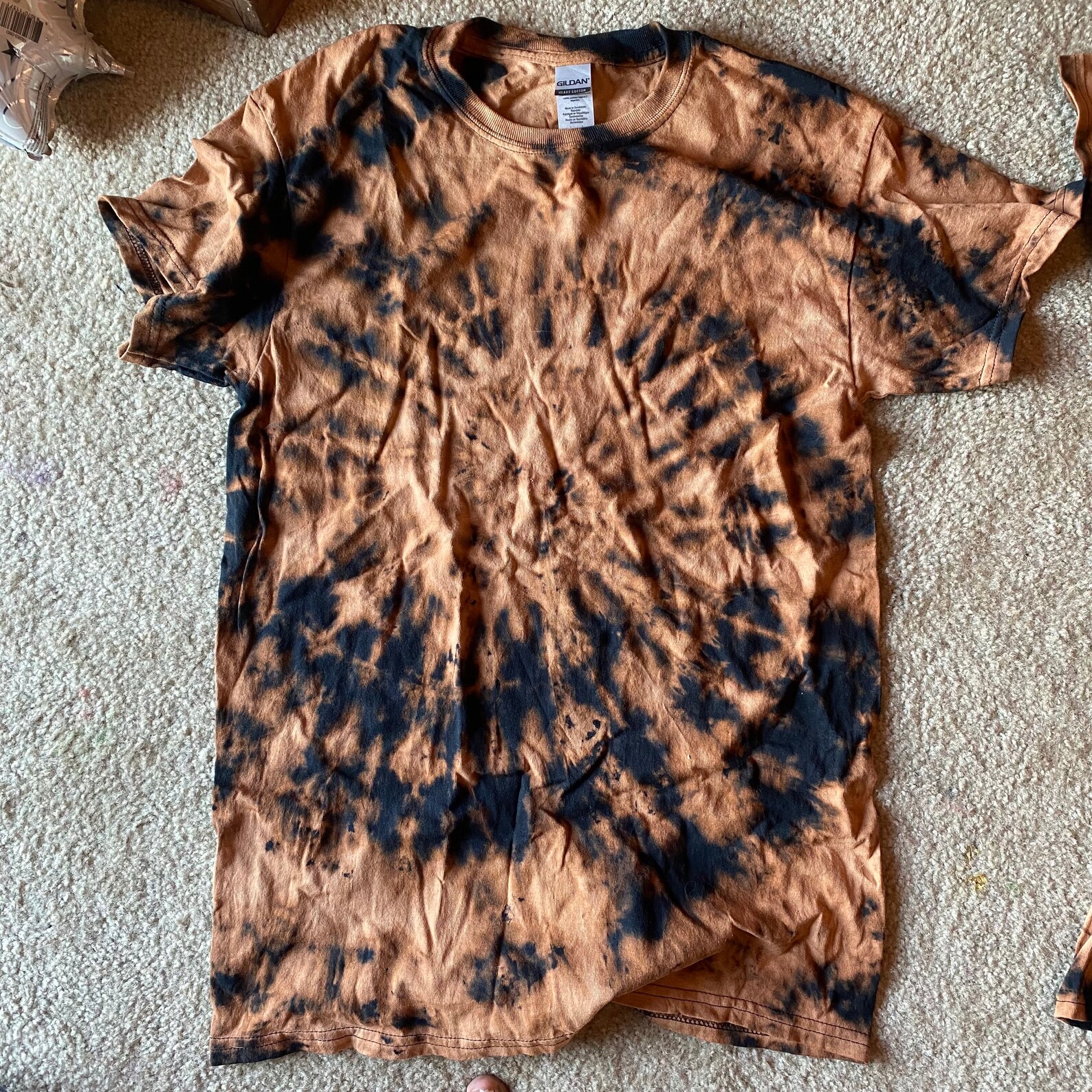 Customizable Bleach Dyed TShirts Etsy