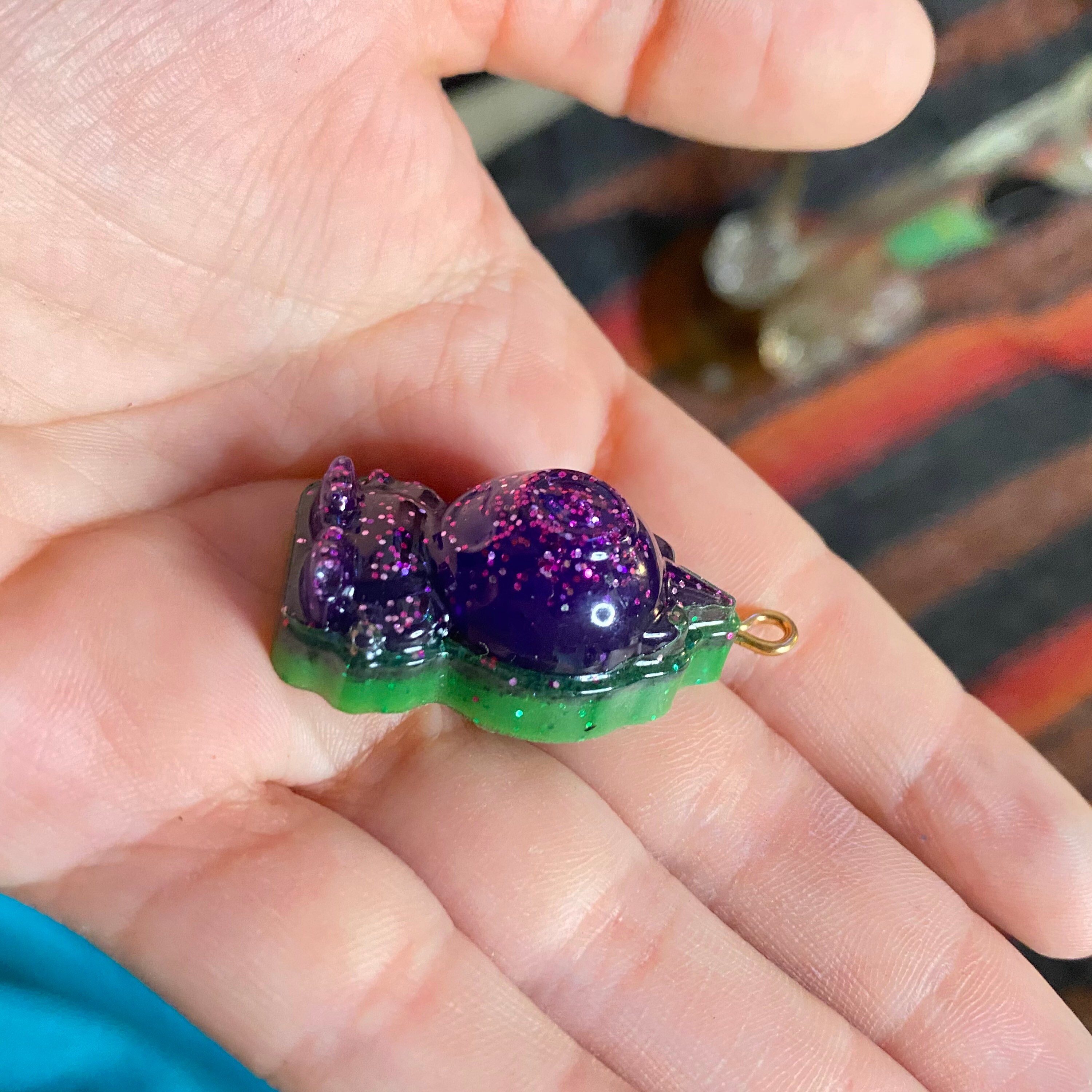 Sparkly Alien Pendant Etsy