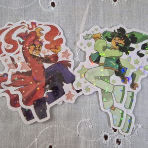 LMK - naklejki Monkie Kid! Redsona i Mei