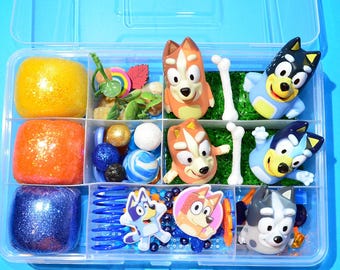 Themed Homemade Sensory Playdough Kit, Sensory Bin, Montessori, Busy Box, Sensory Kit, Sensory toy, Play dough Kit, Gifts for kids