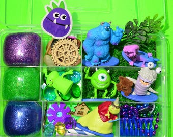 Themed Homemade Sensory Playdough Kit, Sensory Bin, Montessori, Busy Box, Sensory Kit, Sensory toy, Play dough Kit, Gifts for kids