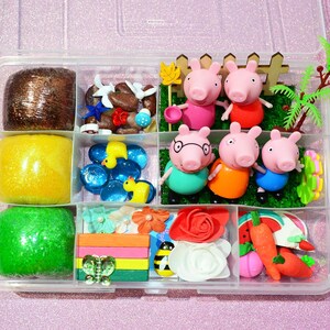 Themed Homemade Sensory Playdough Kit, Sensory Bin, Montessori, Busy Box, Sensory Kit, Sensory toy, Play dough Kit, Gifts for kids