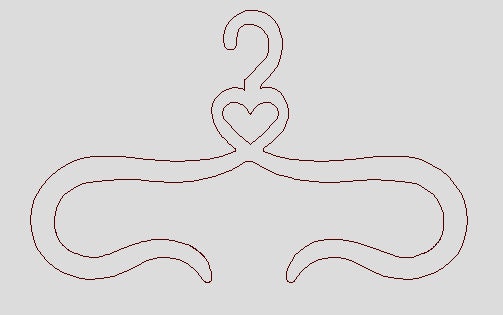 Laser Cut DXF Files Cnc Router Clothes Hanger Baby Boy Baby Girl ...