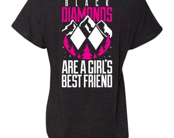 Les diamants noirs sont les meilleurs amis des filles Tees