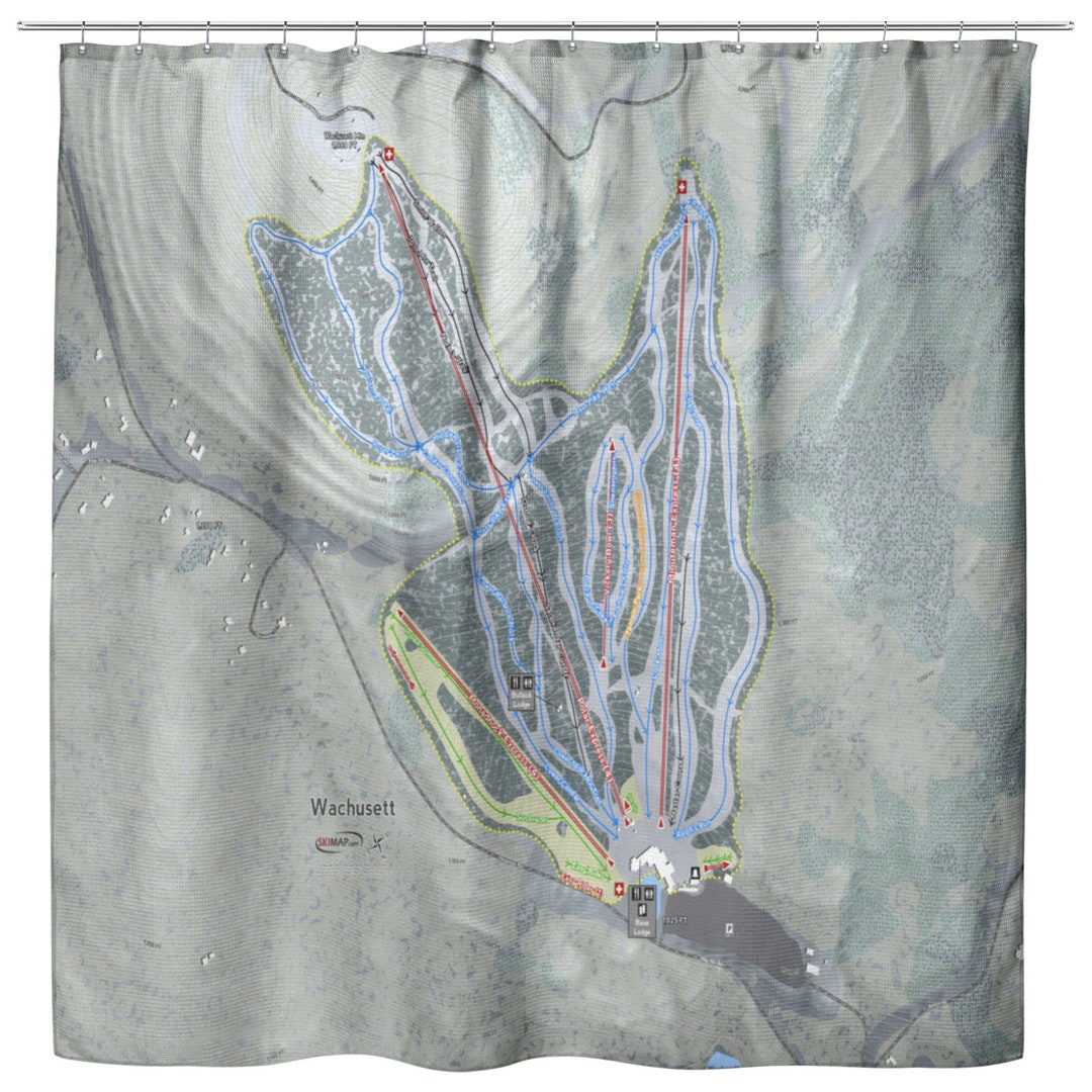 Wachusett Ski Trail Map Shower - Il 1080xN.3195836453 8qdn