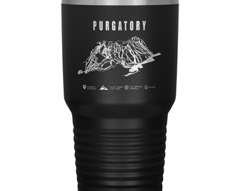 Purgatory Colorado Ski Resort Carte 30oz Tumbler