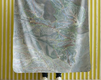 Deer Valley, Utah Ski Resort Map Blanket