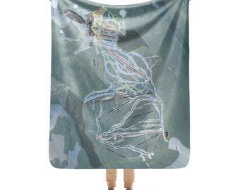 Eldora, Colorado Ski Resort Map blanket