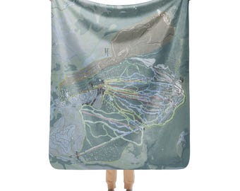 Sugarloaf, Maine Ski Resort Map blanket