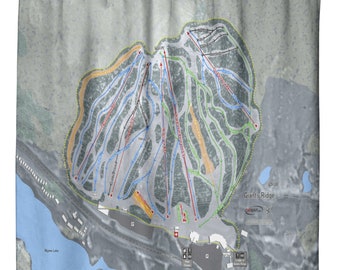 Giants Ridge Ski Map Giants Ridge | Etsy India