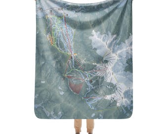Keystone, Colorado Ski Resort Map blanket