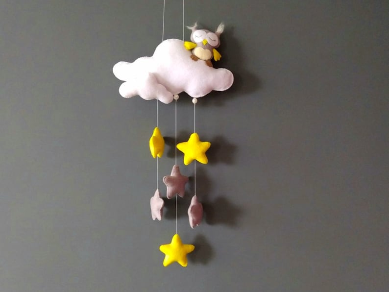 Mobiles Kids Room Baby Mobile Wall Hanging Decoration Felt Mobile for Baby Baby Pendant Felt name banner Nursery Decor Baby Mobiles