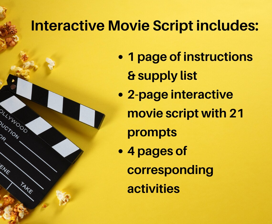 Printable Encanto Interactive Movie Script Instant Download Etsy