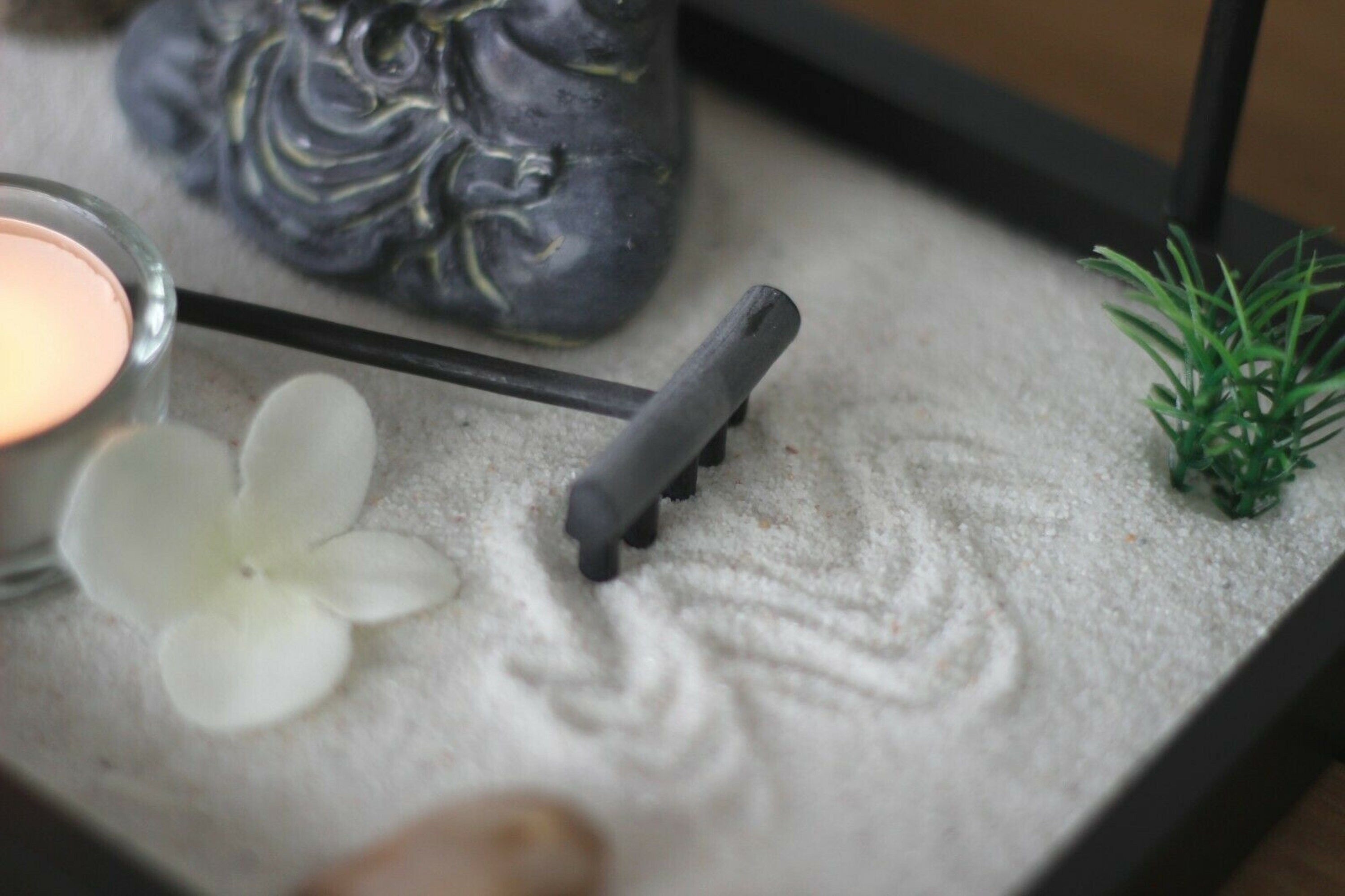 Buddha Zen Garden Candle Tealight Holder Spiritual Decoration Etsy