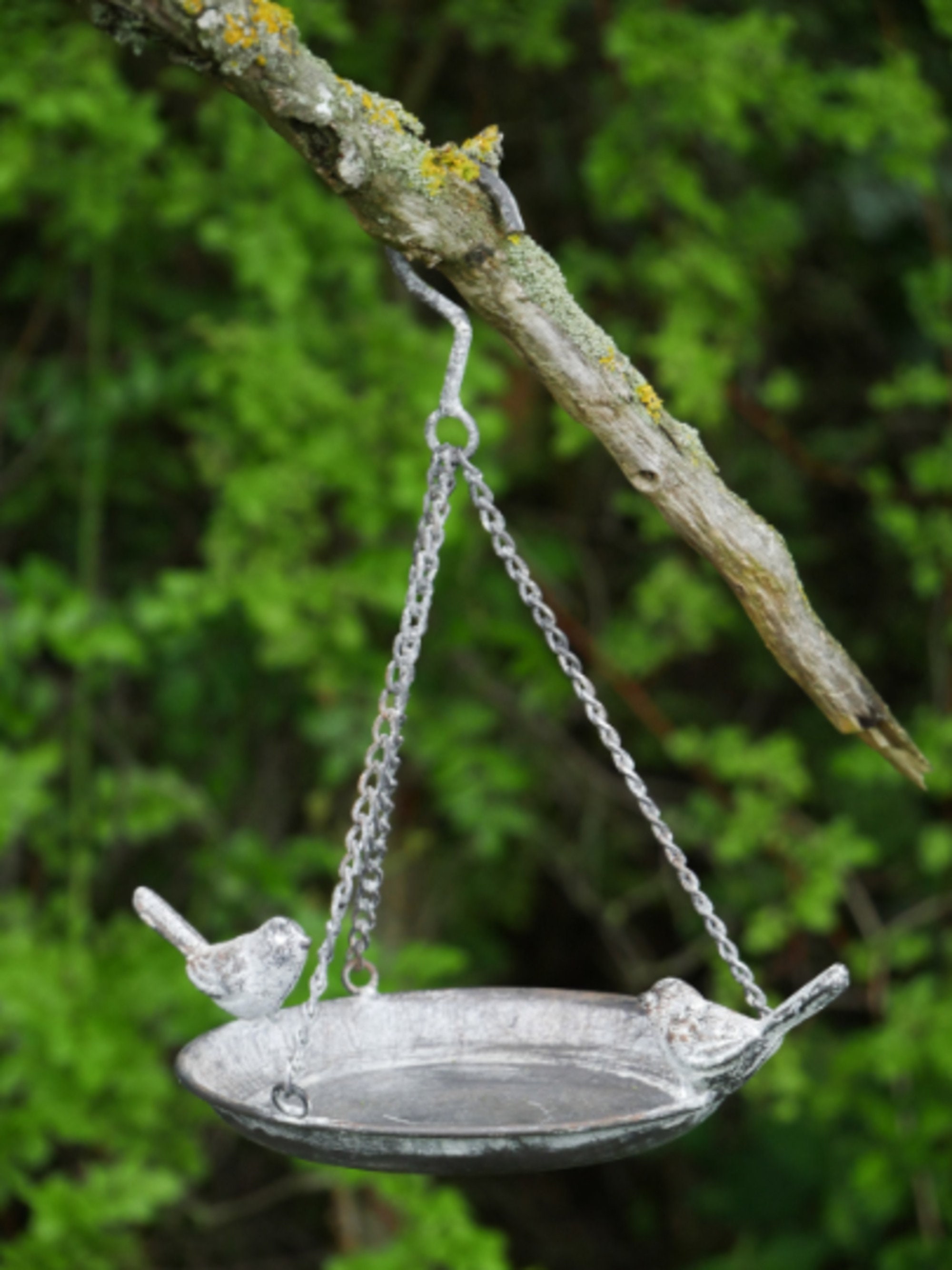 Hanging Chain Bird Feeder For Wild Birds Rustic Antique | Etsy