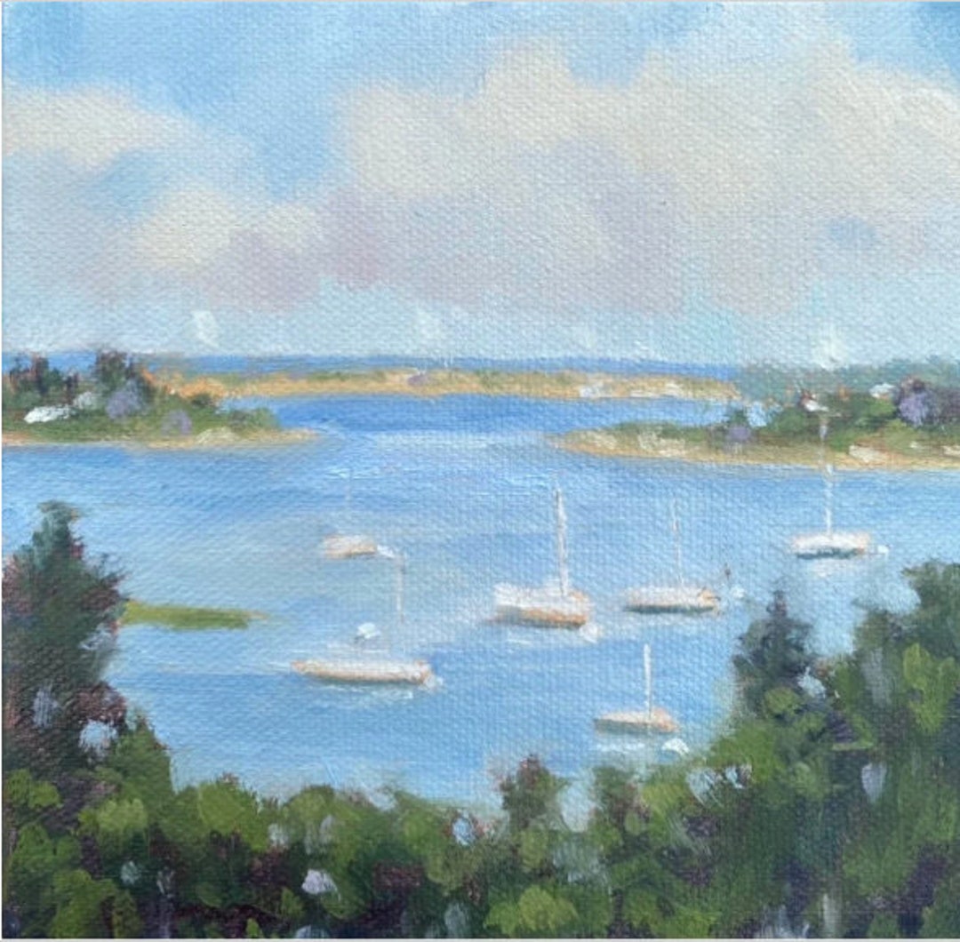 Martha's Vineyard Matchbook Watercolor Print