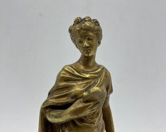 Bronze sculpture, bronze statue, bronze woman, home decor, antique bronze decor, art&collectibles