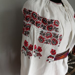 Ukrainian Handmade Embroideried dress Vyshyvanka Vintage Antique Embroidery Gift