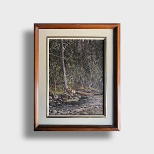 Vintage Ukrainian oil painting, Chornohora reserve, Ukrainian painter, Ukrainian landscape, Original picture on canvas, Ukrainian decor
