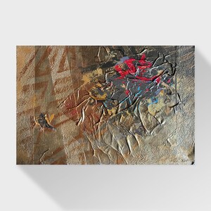 Perception of author&#39;s technique Acrylic painting Ukrainian painter home decor original painting Ukrainian decor Framed Abstract painting