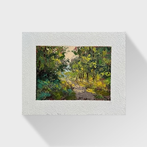 Oil painting Path painting Ukrainian painter wall home decor original painting Ukrainian decor Textured Ukrainian Travel landscape painting