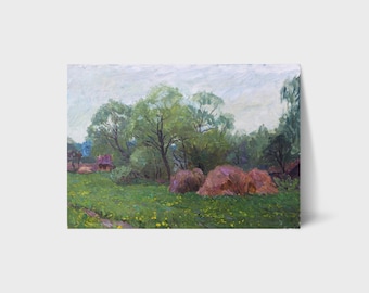 Original Ölgemälde, Landschaftsmalerei, Landschaftsmalerei, große Wandkunst, Leinwand Kunst, Landschaftsmalerei, Ukrainische Kunst, impressionistische Kunst