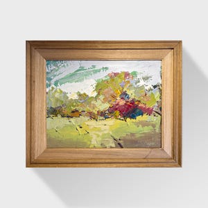 Ukrainian oil painting, Landscape painting, Ukrainian painter, Ukrainian landscape, Original picture on canvas, Framed, Ukrainian decor