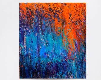 Original acrylic painting, modern art, abstract painting, large wall art, canvas art, living room decor, Ukrainian art, Impressionist art