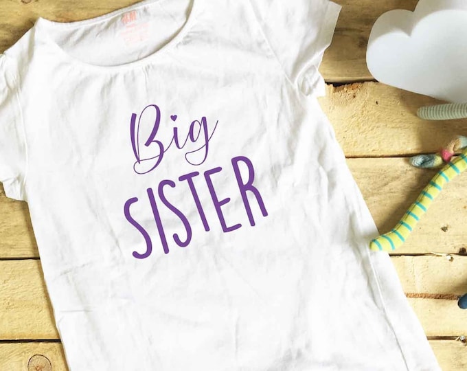 Iron-on image "big sister", decor 2