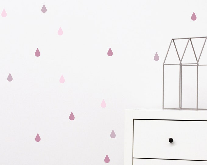 Wandtattoo, Tropfen