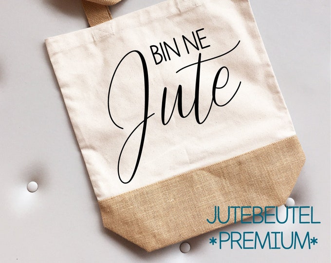 jute bag and backpack "bin ne Jute"