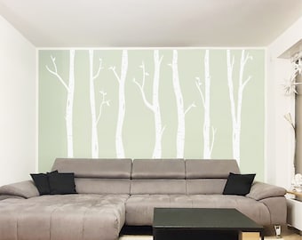 Wall sticker, birch, children's room, living room, tree, forest, decoration