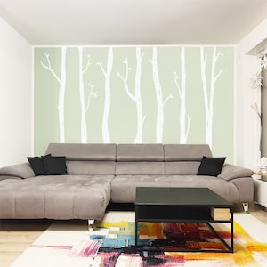 Wall sticker, birch, children's room, living room, tree, forest, decoration