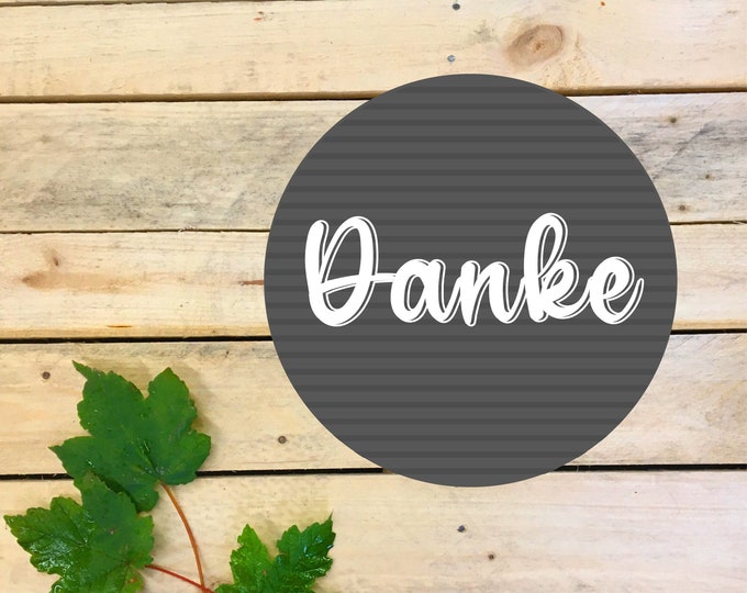 Stickers in a sheet of 10 "Thank you", decor 5