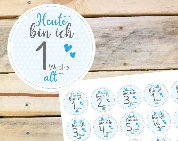 Aufkleber, Meilensteine, Dekor 1