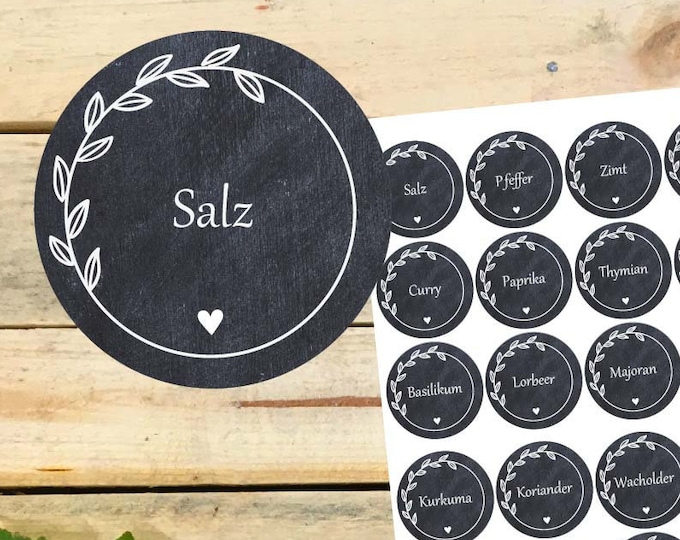 Sticker set "Spices", decor 1