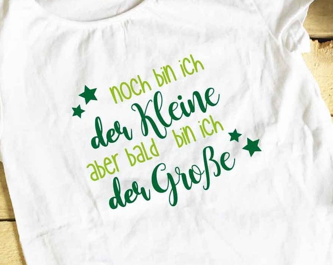 iron-on transfer "I'm still the little one"