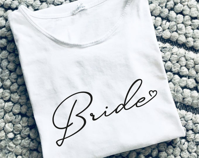 Iron-on image bride and team bride, decor 2