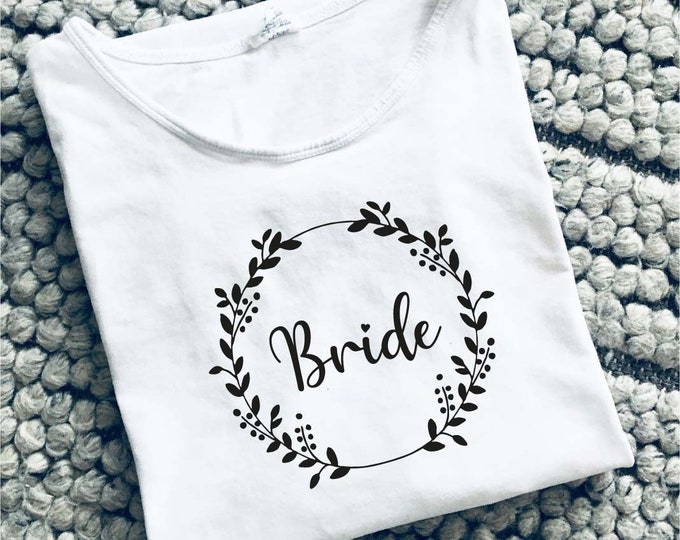 Iron-on image bride and team bride, decor 3