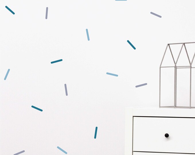 Wandtattoo, Konfetti