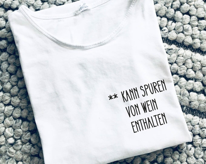 Iron-on patch "May contain traces of wine", several sizes and colors to choose from