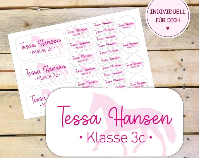 Aufkleber, Name, Dekor 5