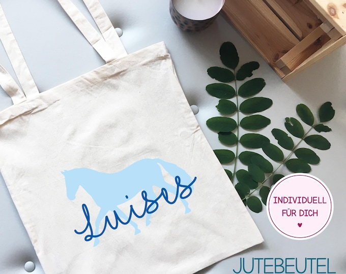 personalized jute bag and backpack "Change of Clothes", decor 3