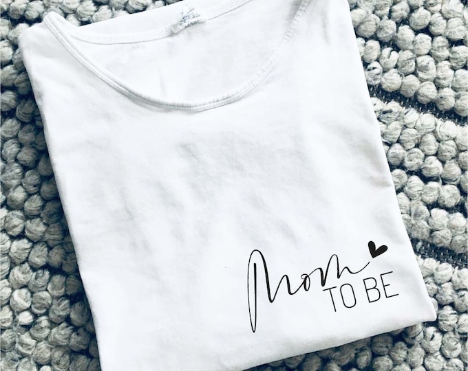 Iron-on image "Mom to be", several sizes and colors to choose from, decor 2