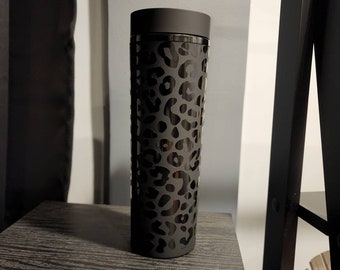 Leopard print tumbler