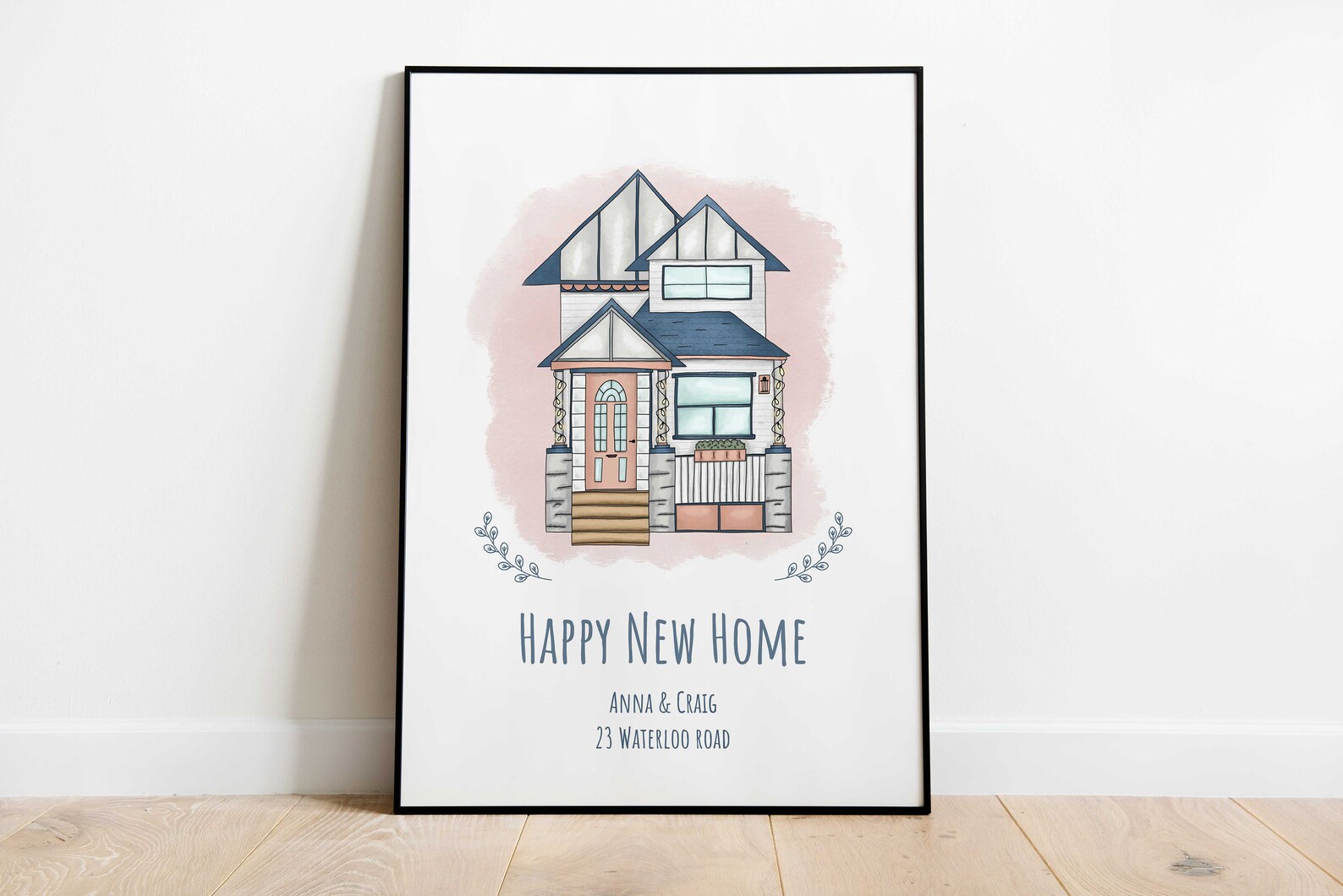 Personalised New Home Print Keepsake Illustration | Etsy