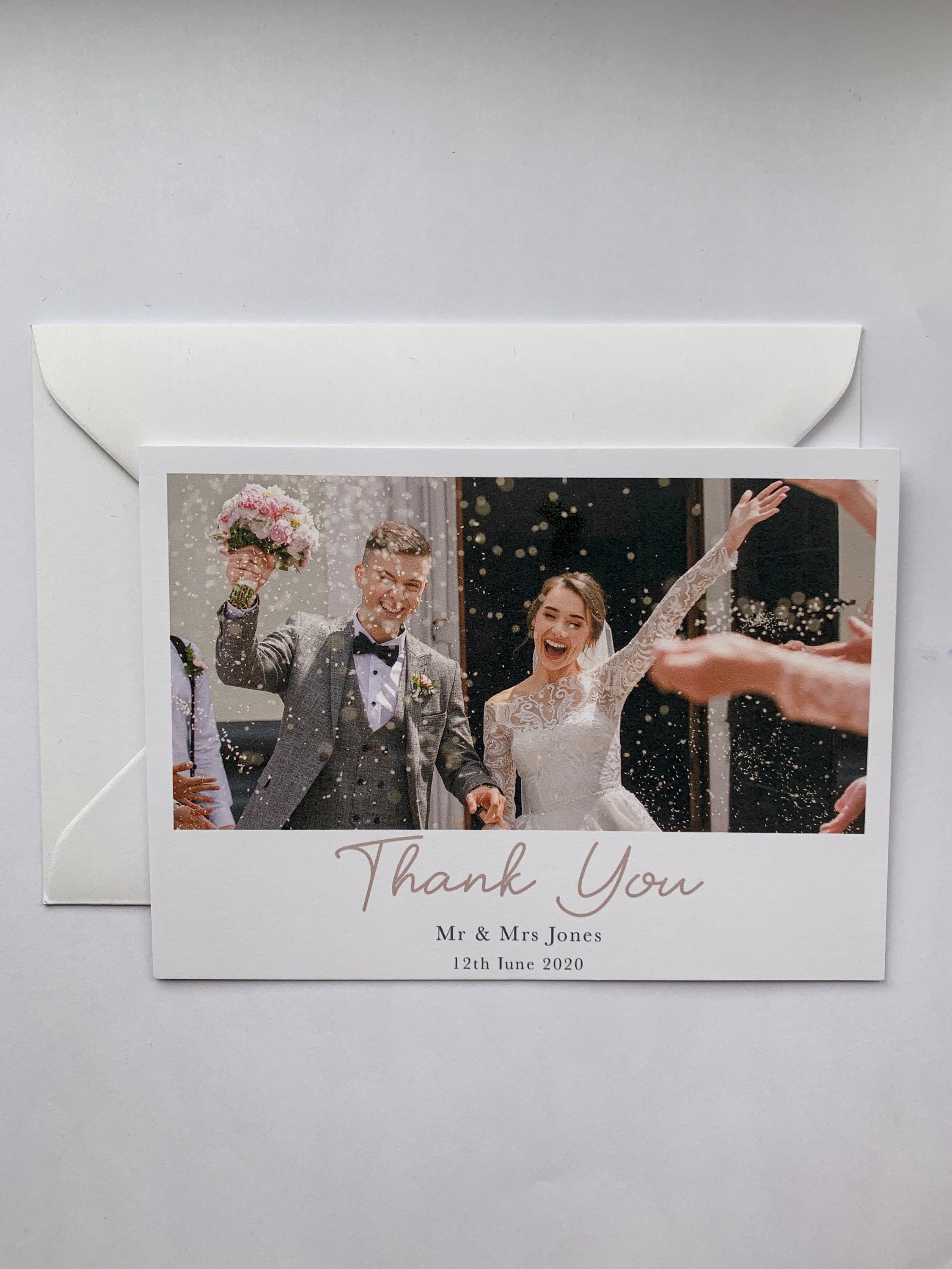 Hochzeit Dankeschön Karten – Persönliche Dankeskarten selbst gestalten