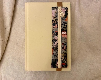 Elastische Stifthalter-Lesezeichen - Waldtier-Journaltasche zum Anbringen an Planer, Notizbücher, Bücher & Bibeln
